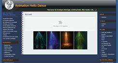 Desktop Screenshot of animation-hellodance.fr